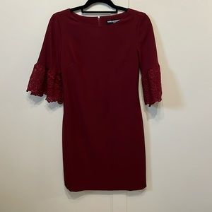 Cranberry color dress